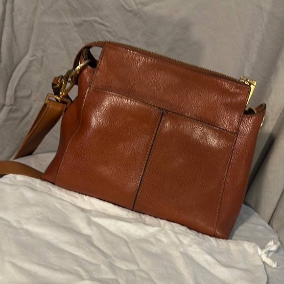 GORGEOUS brown leather Hammitt Bryant bag with matching wallet!  EUC! - Picture 4 of 16